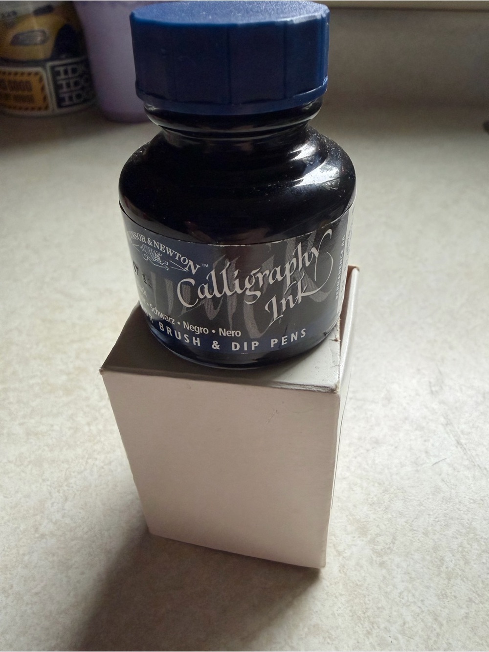 Black Calligraphy Ink for Brush & Dip Pens